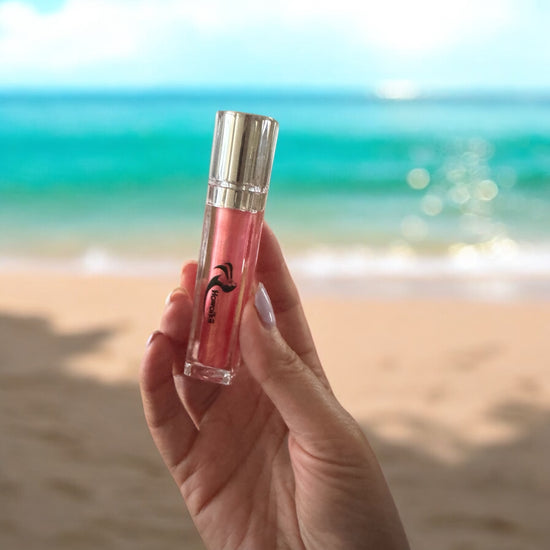 Duo Mahana - Gloss rose corail vanillé&Crayon à lèvres assorti