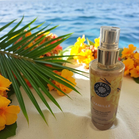 Brume Parfumée Pailletée sans alcool  « Vanille »