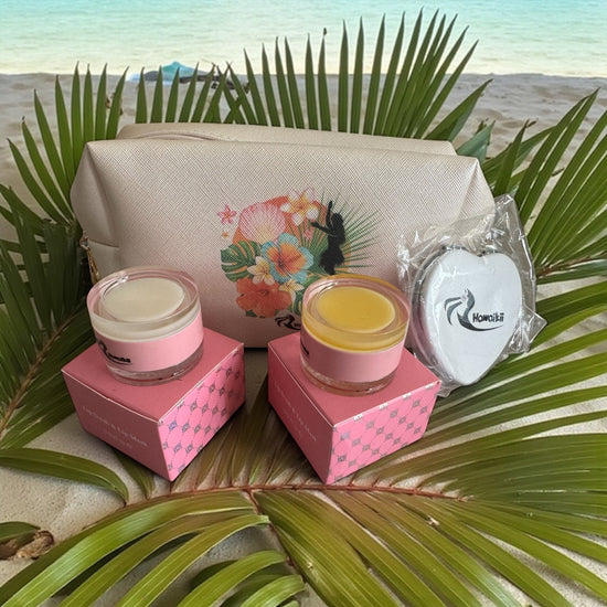 Duo de Baumes à Lèvres Orange et Vanille - Vahine Glow Fête Noël